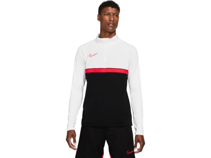 Pánska mikina Nike Dri-FIT Academy 21 Drill Top bielo-čierna CW6110 016