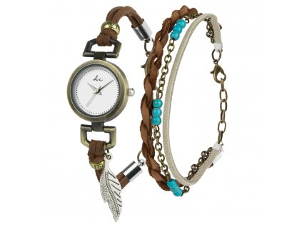 Hodinky Hippie Chic Gift Set Watch & Bracelet B-TI-HCPIP