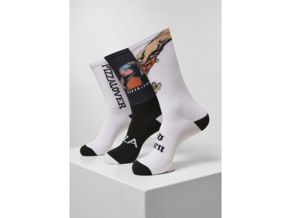 Balík ponožiek 3 páry Pizza Art Socks 3-Pack