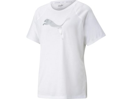 Dámske tričko biele Puma Evostripe Tee 589143 02