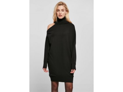 Dásmke svetrové šaty Ladies One Shoulder Knit Dress