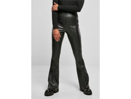 Dámske kožené nohavice Ladies Synthetic Leather Flared Pants