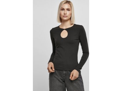 Dámske tričko Ladies Organic Keyhole Longsleeve