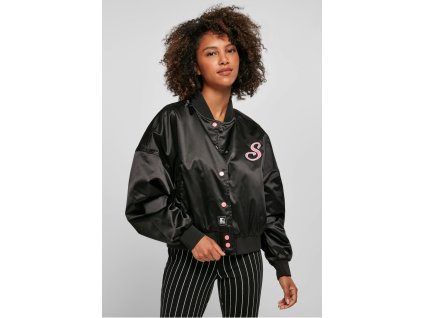 Dámsky bomber Ladies Starter Satin College Jacket