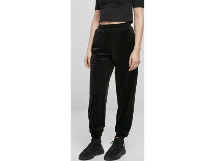 Dámske tepláky Ladies High Waist Ballon Velvet Sweat Pants