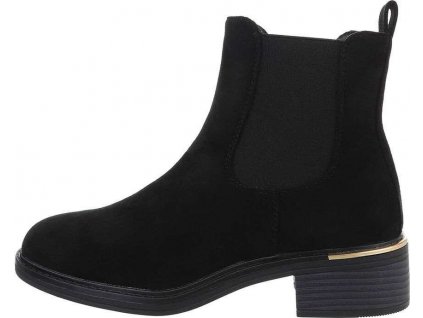 Dámske čižmy - Chelsea Boots blacksuede