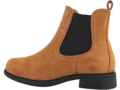 Dámske čižmy - Chelsea Boots camel