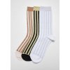 Ponožky Metallic Effect Stripe Socks 3-Pack