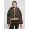 Dámska mikina Ladies Short Oversized AOP Sherpa Jacket