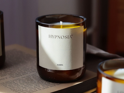 hypnosia sojova svicka ambra 160 g svetlo