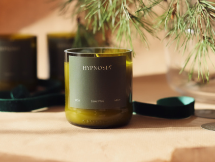 hypnosia svíčka 190g jedle eukalyptus mech