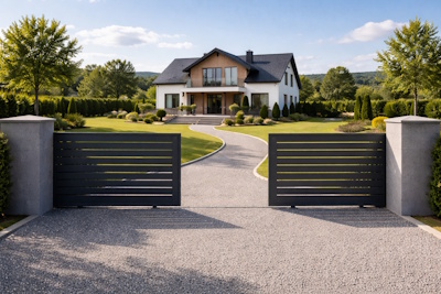 Posuvné brány proti sobě a jejich automatizace