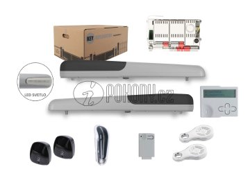 KEY RAY2524 KIT - kompletní sada raykit s pohony RAY2524 pro dvoukřídlou bránu do 5m