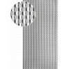 Plech S235J 2000x1000x1,1mm, lisovaný vzor pletenina PLETENINA 42x42mm, 3D efekt.