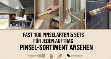 Fast 100 Pinselarten: Finden Sie den richtigen für jeden Pinselstrich!