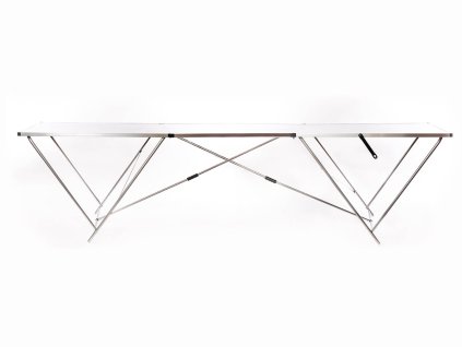 Klappbarer Tapeziertisch Stahlrohrgestell Maßskala / folding wallpaper table steel frame with scale