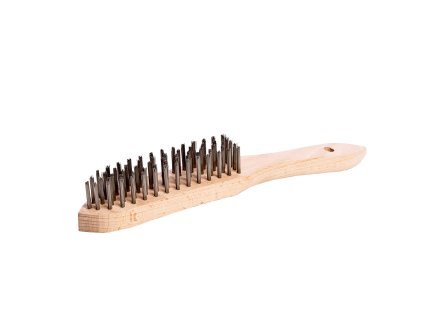 Stahlbürste 5-reihig mit gehärteten Drähten – Steel brush 5-row hardened wires