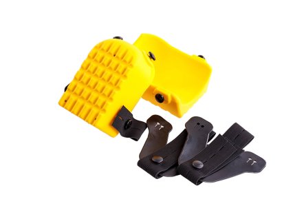 Knieschoner gelb variabler Ersatzgurt – knee pad yellow adjustable replacement strap