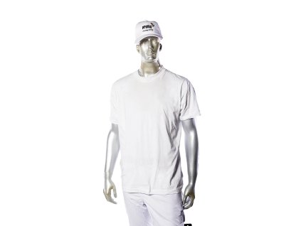 Kurzarm T Shirt weiß