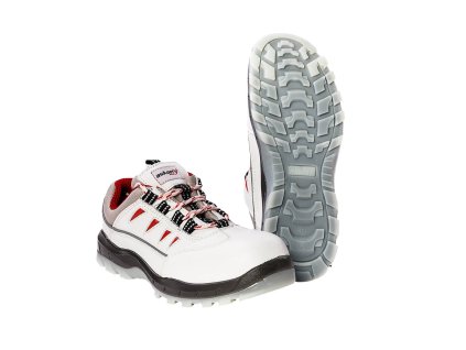 ASKON Sicherheitsschuh Weiß S3 Vorderansicht / ASKON safety shoe white S3 front view