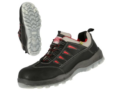 Sicherheitsschuhe Sportstep S3, Rindsleder, schwarz