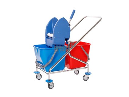 Reinigungswagen-Set Komplett mit Presse / cleaning cart set complete with press
