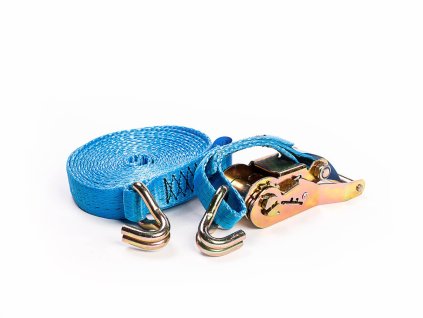 Spanngurt 35 mm × 5 m mit Ratsche und Haken – Ratchet tie-down 35mm × 5m with hooks