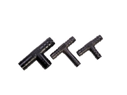 t-schlauchverbinder-polyamid-schwarz-verschiedene-durchmesser t-hose-connector-polyamide-black-various-diameters