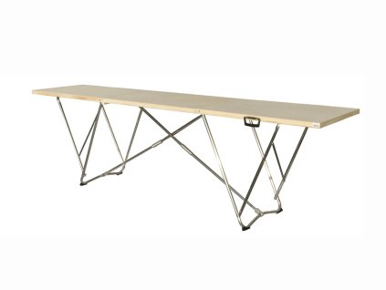 Tapeziertisch Profi Holz 305×60 cm Aluminiumgestell / professional wallpaper table wood 305×60 cm aluminum frame