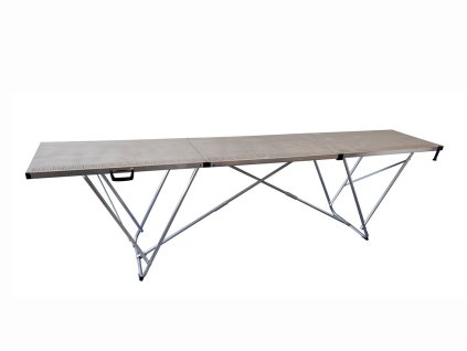 Tapeziertisch Profi Meister Alurahmen mit Sperrholzplatte / Profi Meister wallpaper table aluminium frame with ply top