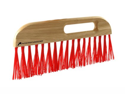 Putzstrukturwischer PVC-Borsten 30 cm Holzgriff / plaster texture wiper PVC bristles 30 cm wood handle