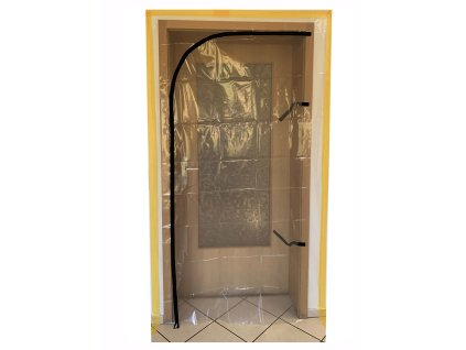 Staubschutztür Folie L-Form 110×210 cm / dust barrier door film L-shape 110×210 cm