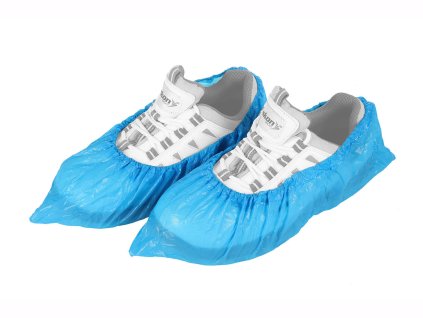 ueberziehschuhe_psa_blau_material_folie – PE-Folie Materialstruktur