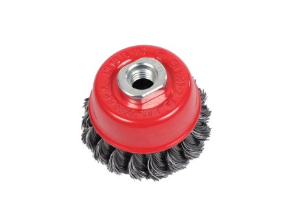 Topfbürste M14 Ø 65 mm mit gezopftem Draht cup brush M14 Ø65 mm with twisted wire