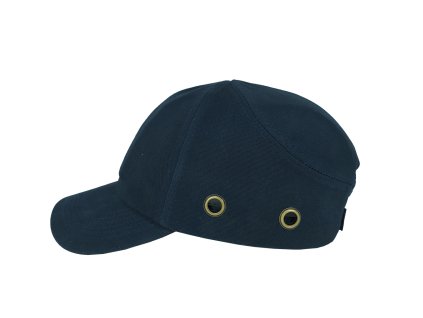 Anstoßkappe ABS-Schale Dunkelblau Vorderansicht / Bump cap ABS shell dark blue front view