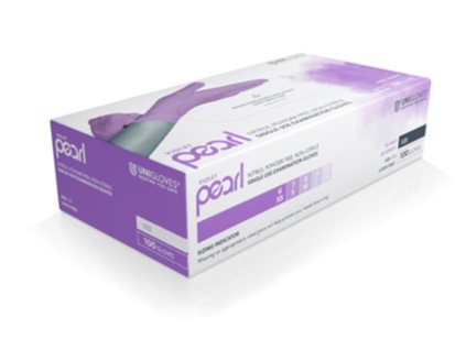 Violette Nitrilhandschuhe latexfrei, mikroraut – violet nitrile gloves latex-free micro-textured