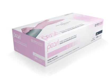 Pink Pearl Handschuhe puderfrei, mikrogeraute Fingerspitzen – Pink Pearl gloves powder-free micro-textured fingertips