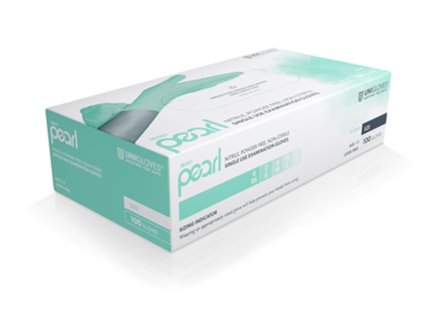 Mint Pearl Handschuhe puderfrei, mikrorau – Mint Pearl gloves powder-free micro-textured
