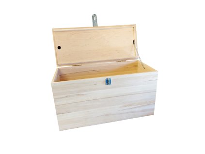 Werkzeugkiste Profi aus Holz mit Schubfach sichtbar / Profi wooden tool box with visible drawer