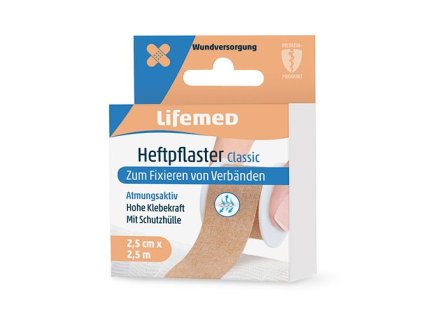 Heftpflaster Classic Rolle 2,5 m × 2,5 cm / adhesive plaster roll 2.5 m × 2.5 cm