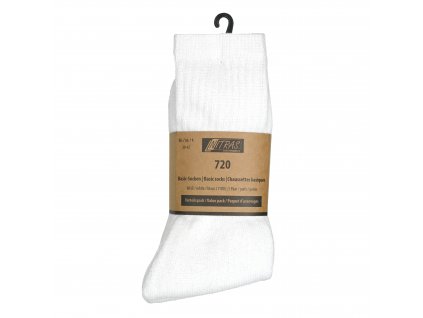 Basic Socken - weiß 5 Paar