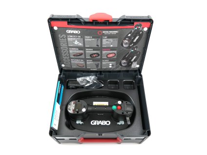 Grabo Pro Systainer geöffnet alle Teile / Grabo Pro systainer open with all components