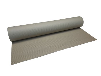 Rolle Rollenwellpappe 105 cm × 10 m – aufgewickelte Kartonbahn Corrugated roll 105 cm × 10 m – rolled cardboard sheet