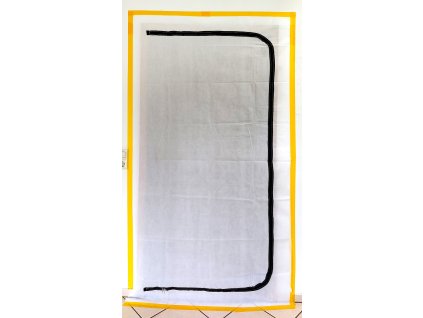 Spinnvlies Staubschutztür 100×210 cm / spunbond dust barrier door 100×210 cm