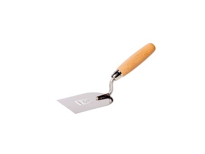 Gipserspachtel mit 0,7 mm Edelstahlblatt und Holzgriff Gypsum spatula with 0.7 mm stainless steel blade and wooden handle