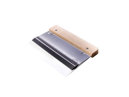 Doppelblattspachtel rostfrei Holzgriff / Double-blade spatula stainless wooden handle