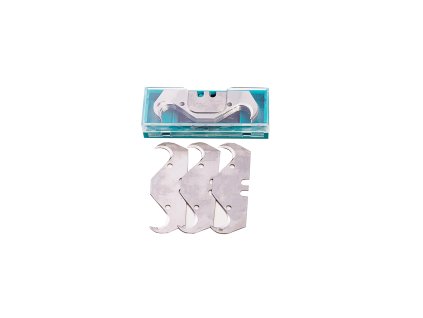 Ersatzklingen für BodeHaken-Ersatzklingen im 10er Spender – gehärteter Stahl Hook replacement blades in 10-piece dispenser – hardened steel