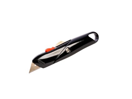 Bodenlegermesser Metallgehäuse mit Trapezklinge sichtbar Floor installer knife metal housing with visible trapezoid blade