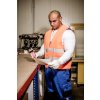 Weste über Jacke Universalgröße großer Schnitt getragen / Vest over jacket universal fit in use
