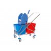 Reinigungswagen-Set Komplett mit Presse / cleaning cart set complete with press